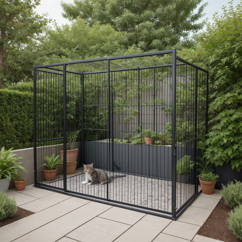 Çelik Kedi Teli Kediler İçin Güvenli Alanlar