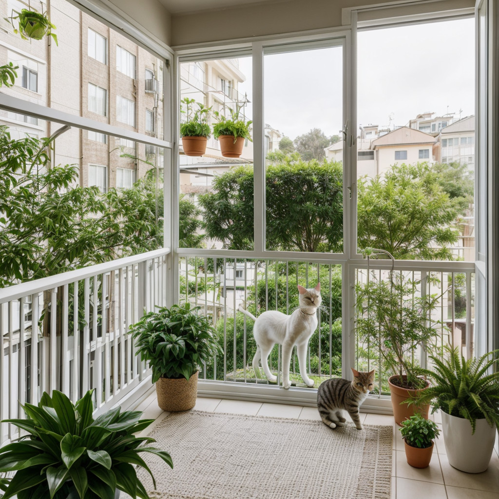 Kedi Sinekliği Balkon ve Pencere İçin Şart mı?